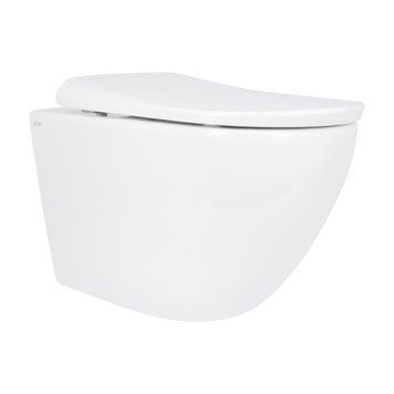 Унітаз підвісний Qtap Robin ML Ultra Quiet 490x365x325&nbsp;мм, з сидінням Soft-close MagLock, White QTROBML26W49621 SD00055745 фото