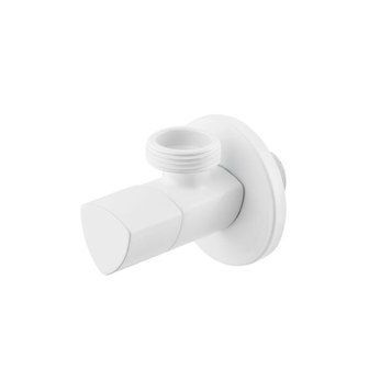 Кран приладовий кутовий Raftec Relo White 1/2"x3/4" 99353 фото
