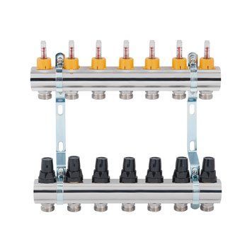 Колектор з витратомірами Thermo Alliance Forte 1" 7 виходів SF001W7 SD00039946 фото