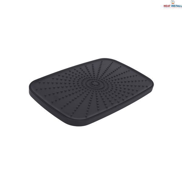 Стельова лійка Qtap (34x190x290) для душових систем Gemini Matt Black QTGEM34190290BLA50068 SD00056192 фото