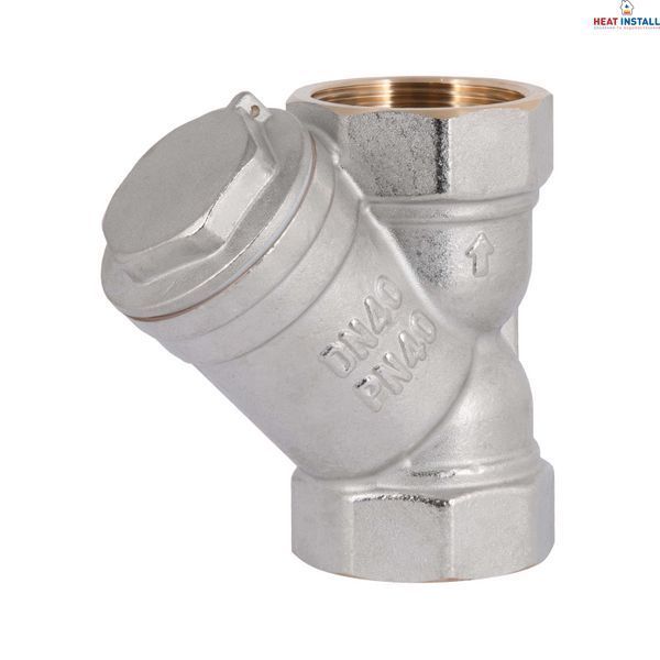 Фільтр грубої очистки Thermo Alliance Standart 1 1/2"ВВ нікель для води косий TAS124W40 SD00053376 фото