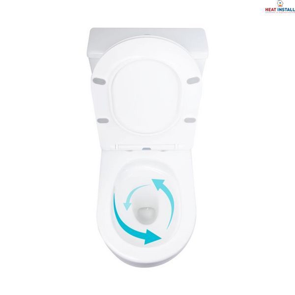 Унітаз підлоговий Qtap Grand Ultra Quiet безобідковий з сидінням Soft-close WHITE QT26228301W SD00052620 фото