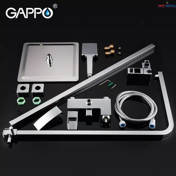 Душова система GAPPO G2407-20, хром 1034058 фото