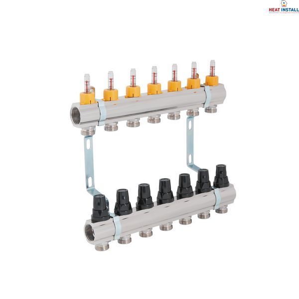 Колектор з витратомірами Thermo Alliance Forte 1" 7 виходів SF001W7 SD00039946 фото