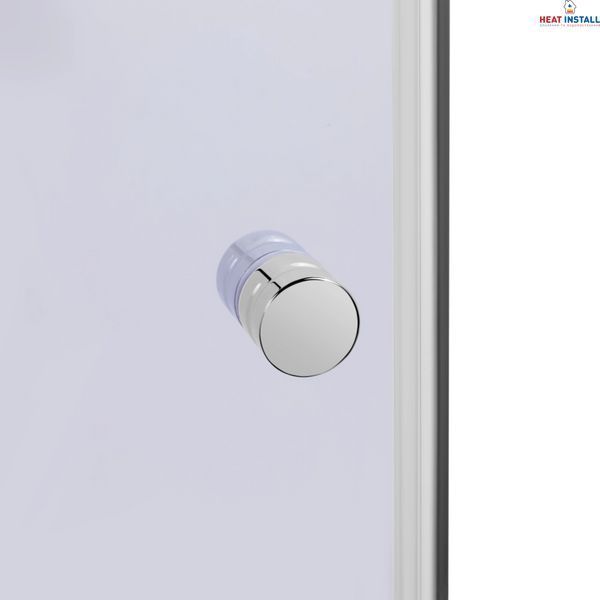 Набір Lidz душова кабіна Wawel SC80x80.SAT.LOW.GR, скло тоноване 4 мм + піддон Mazur SD00048615 фото
