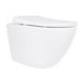 Унітаз підвісний Qtap Robin ML Ultra Quiet 490x365x325&nbsp;мм, з сидінням Soft-close MagLock, White QTROBML26W49621 SD00055745 фото 1