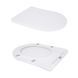 Унітаз підлоговий Qtap Grand Ultra Quiet безобідковий з сидінням Soft-close WHITE QT26228301W SD00052620 фото 5
