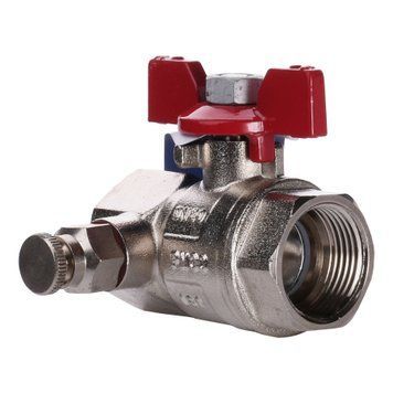 Кран кульовий повнопрохідний ARCO VA30 3/4&Prime; 152204 з краном Маєвського 000019850 фото