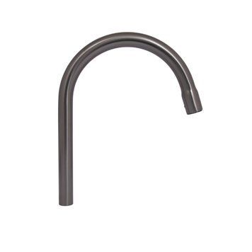 Вилив Qtap (280х240х24) для змішувача для кухні з висувним виливом Vlasta New Gunmetal Black PVD QTVLA28024024GMB49671 SD00055795 фото