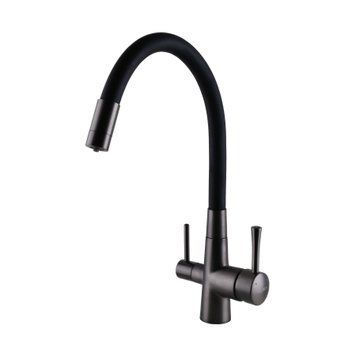 Змішувач для кухні під осмос Globus Lux LAZER GLLR-0903-11-GRAPHITE 000022996 фото