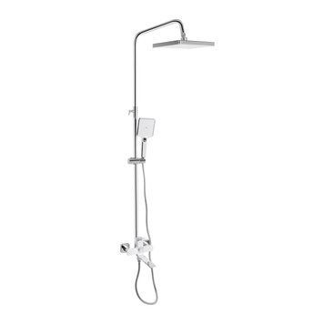 Душова система універсальна Qtap Presto на три споживача (з виливом) QTPRE111CRW45580 Chrome/White SD00051704 фото