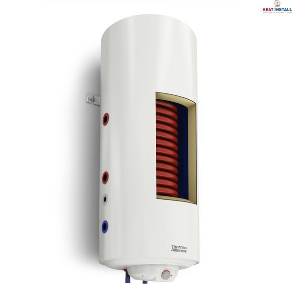 Водонагрівач електричний комбінований Thermo Alliance Neptun вертикальний 100 л. т.о. 0,6 кв.м лівий, мокрий ТЕН 1,5 кВт (CWH 10048 8S L) SD00052257 фото