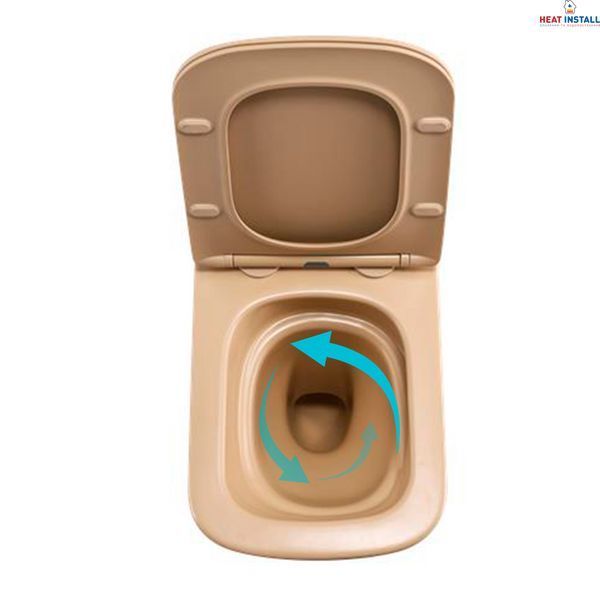 Унітаз підвісний Tern Ultra Quiet 490&times;365&times;325&nbsp;мм, Beige, з сидінням Slim Duroplast / Soft-close / Quick Release QT17332303ASSB Qtap SD00054290 фото