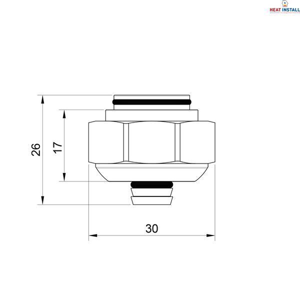 Євроконус Icma 16х2 3/4" №101 SD00004525 фото