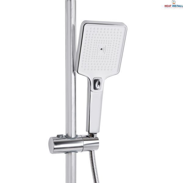 Душова система універсальна Qtap Presto на три споживача (з виливом) QTPRE111CRW45580 Chrome/White SD00051704 фото