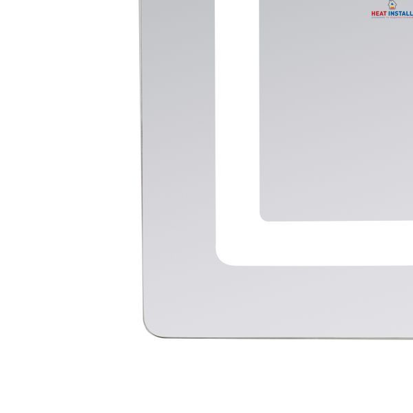 Дзеркало Lidz Kubis (KU2) 800х600 з LED-підсвічуванням Touch, з антизапотіванням, з димером, рег. яскравості LD78LF904806048446 SD00054570 фото