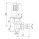 Термокомплект Icma 3/4" з антипротіканням кутовий №KIT_1100+774-940+805-940 SD00023704 фото 2