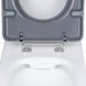 Унітаз підлоговий Qtap Freedom інклюзивний Rimless безобідковий з сидінням Soft-close WHITE QT22226098W SD00052583 фото 3