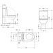 Унітаз підлоговий Qtap Aquarius Ultra Quiet 620&times;355&times;790 мм з сидінням Soft-close, White QTAQAW27W49262 SD00055386 фото 2