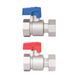 Комплект кранів кульових Thermo Alliance Standart 1"ВВ прямий з накидною гайкою TAS262RBW25 SD00054733 фото 4