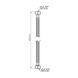 Шланг для води Thermo Alliance Standart 60 см NYLON 1/2"x1/2" ВВ TAS387W60 SD00052979 фото 1