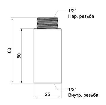 Подовжувач Icma 50х1/2" №19 SD00020811 фото