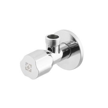 Кран приладовий кутовий Raftec Silver ABS handle 1/2" VMI0101 99355 фото