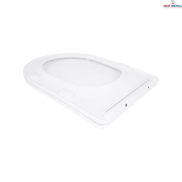 Сидіння для унітазу Qtap (Evia, Arvin, Leo 630) 410x330x22 мм, White, з мікроліфтом, Slim Duroplast, Quick Release QTSC179W49264 SD00055388 фото