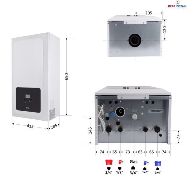 Котел газовый Airfel Optimum Premix 23 кВт SD00053195 фото