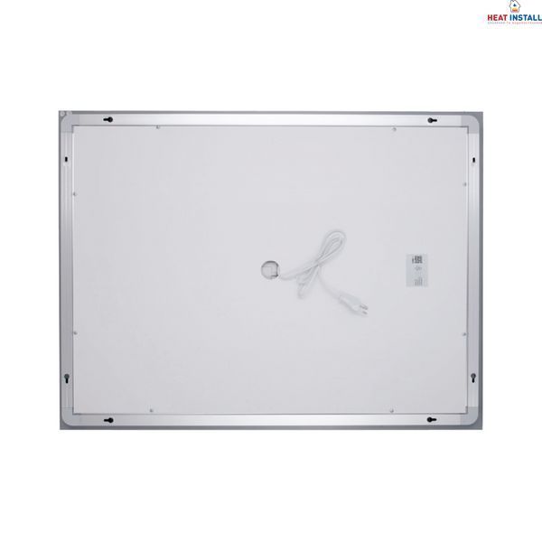 Дзеркало Lidz Kubis (KU1) 900х700 з LED-підсвічуванням Touch, з антизапотіванням, з димером, рег. яскравості LD78LF904907048451 SD00054575 фото