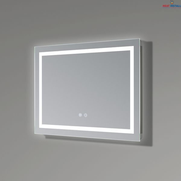 Дзеркало Qtap Mideya (DC-F613) 700х500 з LED-підсвічуванням Touch, з антизапотіванням, димером QT2078NCF7050W SD00054142 фото