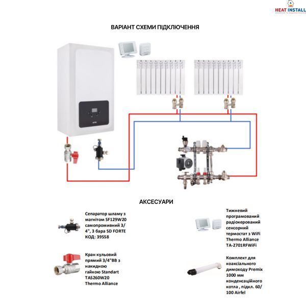 Котел газовый Airfel Optimum Premix 23 кВт SD00053195 фото