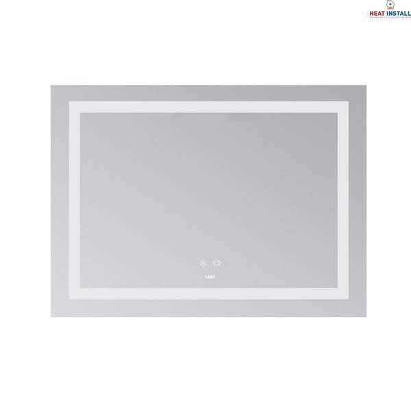 Дзеркало Lidz Kubis (KU1) 900х700 з LED-підсвічуванням Touch, з антизапотіванням, з димером, рег. яскравості LD78LF904907048451 SD00054575 фото