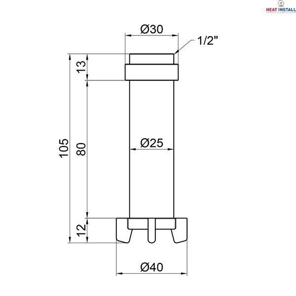 Фільтруючий картридж Thermo Alliance Standart для самопромивного фільтра (1/2", 3/4") TAS127FW1520 SD00052830 фото