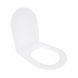 Сидіння для унітазу Qtap (Evia, Arvin, Leo 630) 410x330x22 мм, White, з мікроліфтом, Slim Duroplast, Quick Release QTSC179W49264 SD00055388 фото 2