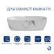 Раковина накладна Qtap Robin 500х380х140 мм, Marble, прямокутна, з донним клапаном QT04116302MR SD00054299 фото 3