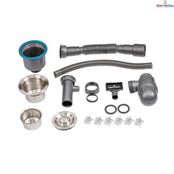 Мийка для кухні інтегрована Lidz Handmade H5845 (LDH5845BRU35384) Brushed Steel 3,0/1,0 мм SD00041488 фото