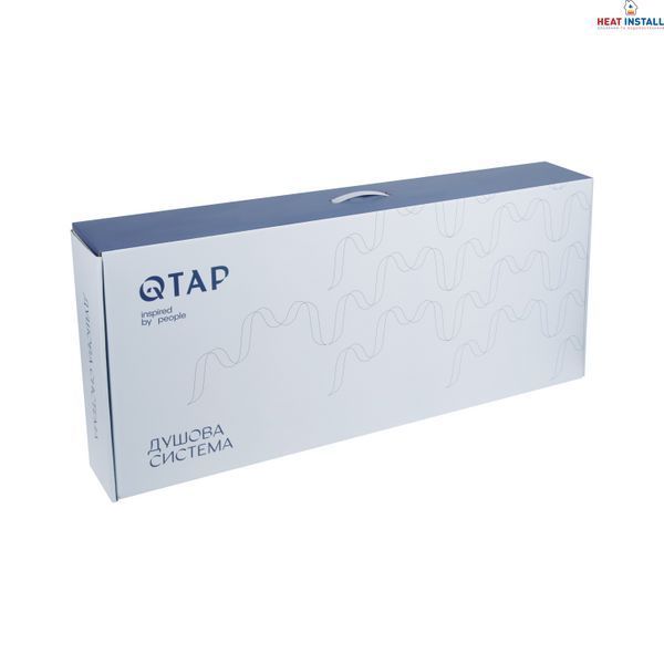 Душова система універсальна Qtap Swan Cascada на три споживача (з виливом) QTSWA111CRW45570 Chrome/White SD00051694 фото