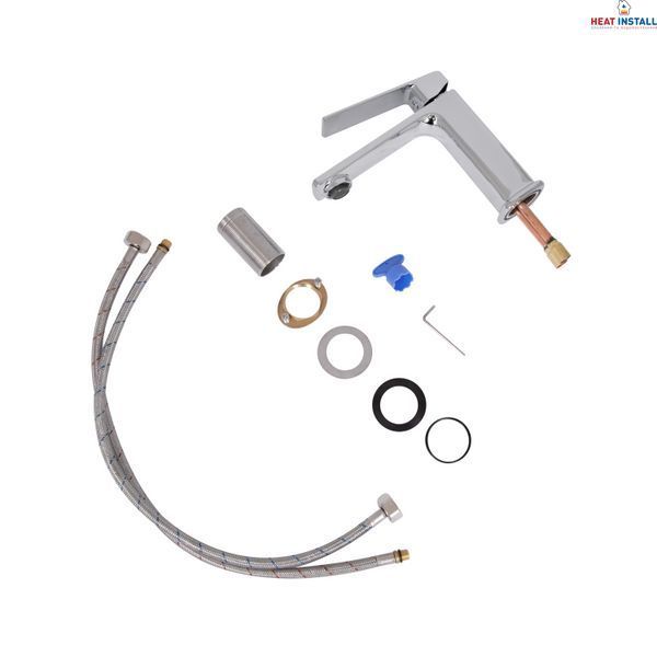 Змішувач для раковини низький Qtap Capricorn, Chrome (k26) QTCAP1060102C48219 SD00054343 фото