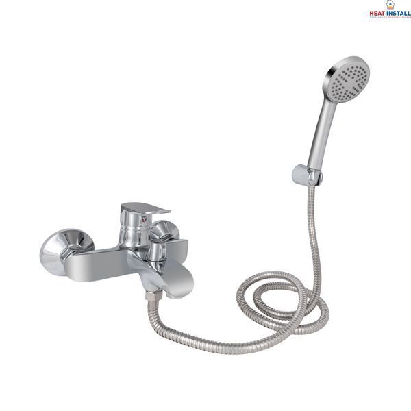Змішувач для ванни Lidz Wieza 006 (з душовим гарнітуром) (k35) LDWIE006CRM45410 Chrome SD00051534 фото