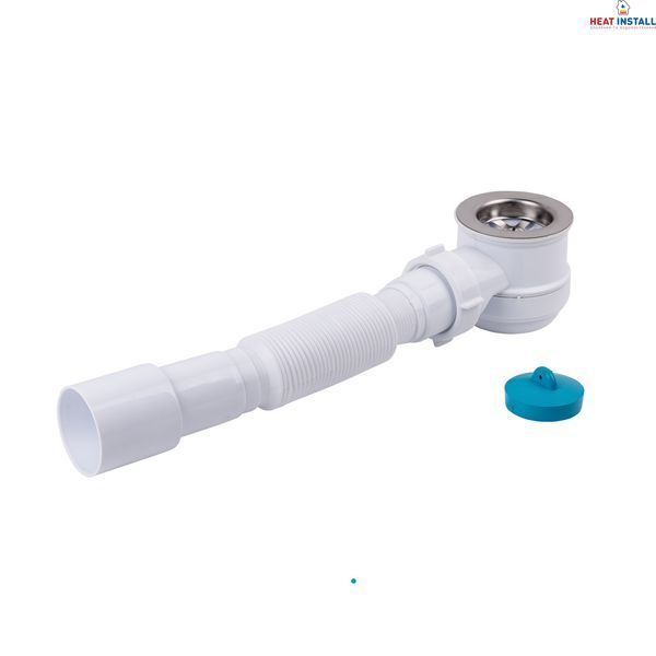 Сифон для душового піддона Lidz (WHI) 60 04 P002 01 (вихід 40/50 мм) SD00044609 фото