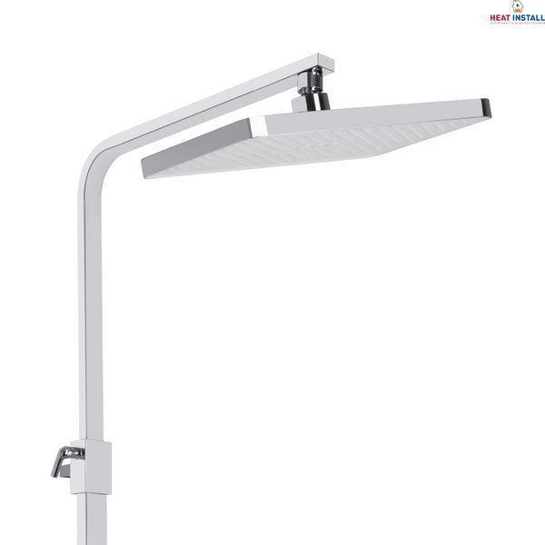Душова система універсальна Qtap Swan Cascada на три споживача (з виливом) QTSWA111CRW45570 Chrome/White SD00051694 фото