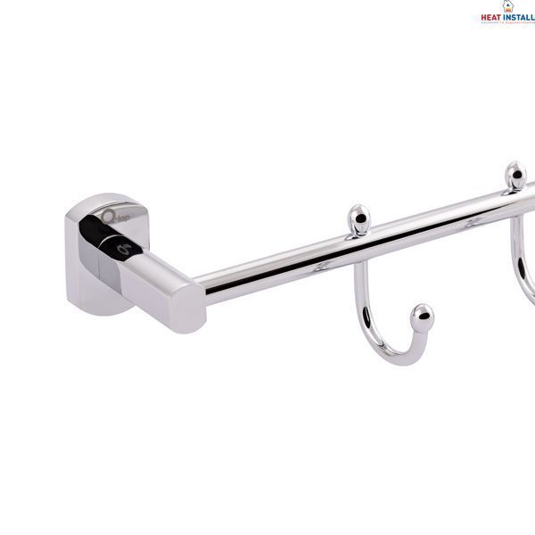 Тримач для рушника Qtap Liberty 3 гачка 365 мм QTLIBCRM11543 Chrome SD00031715 фото