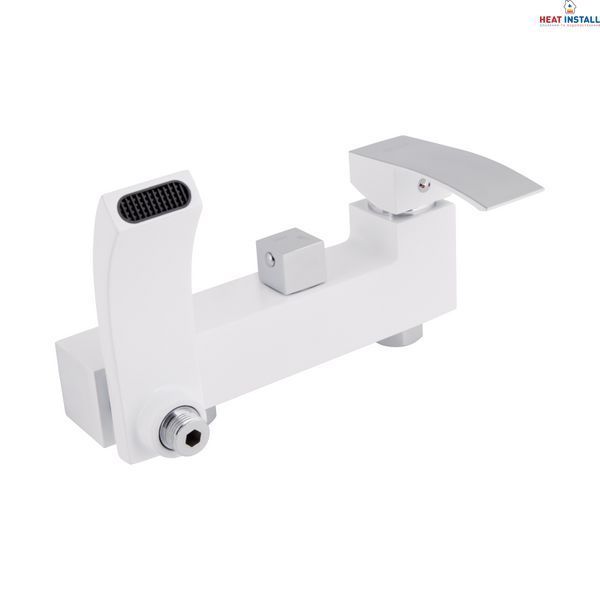 Душова система універсальна Qtap Swan Cascada на три споживача (з виливом) QTSWA111CRW45570 Chrome/White SD00051694 фото