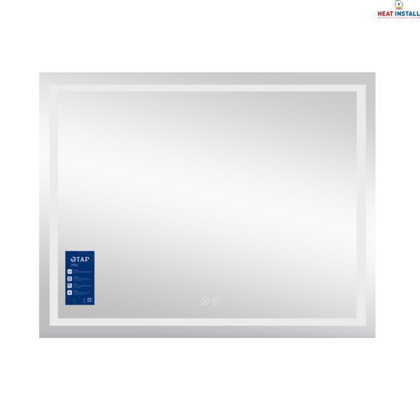 Дзеркало Qtap Mideya (MI1) 1000х700 з LED-підсвічуванням Touch, з антизапотіванням, димером, рег. яскравості QT2078NCF10070 SD00054603 фото