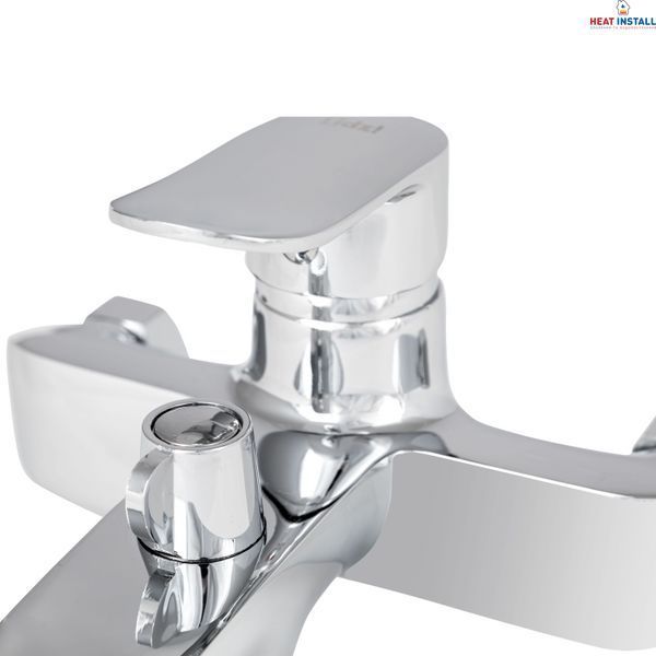 Змішувач для ванни Lidz Wieza 006 (з душовим гарнітуром) (k35) LDWIE006CRM45410 Chrome SD00051534 фото