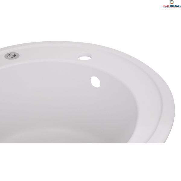 Кухонна мийка Lidz D510/200 WHI-01 (LIDZWHI01D510200) SD00039821 фото