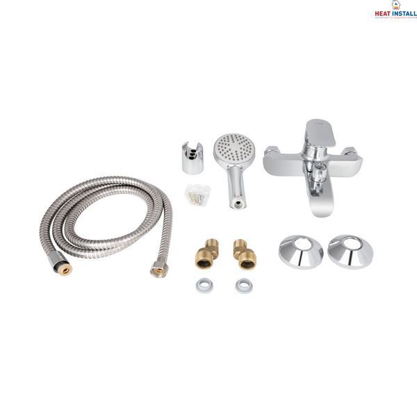 Змішувач для ванни Lidz Wieza 006 (з душовим гарнітуром) (k35) LDWIE006CRM45410 Chrome SD00051534 фото