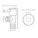 Кран кутовий Thermo Alliance Standart (ручка паличка) з керам.буксою 1/2"З х 1/2"З SF343W1515 SD00053527 фото 10