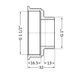 Перехідник Thermo Alliance Standart 1&nbsp;1/2"х1" ВЗ SD4094025 SD00047832 фото 2